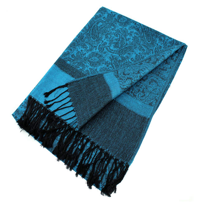 Light Paisley Pashmina Scarf Shawls