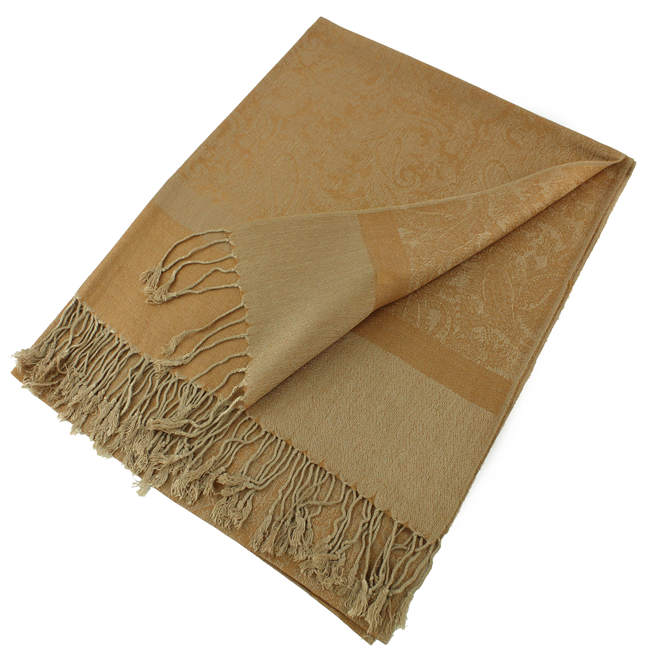 Light Paisley Pashmina Scarf Shawls