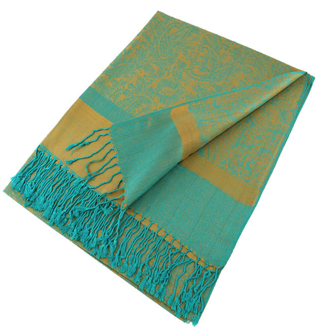 Light Paisley Pashmina Scarf Shawls