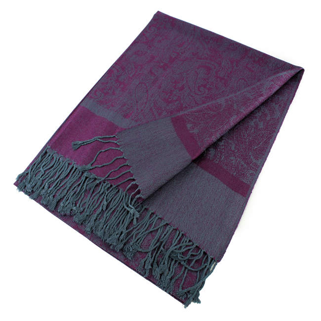 Light Paisley Pashmina Scarf Shawls