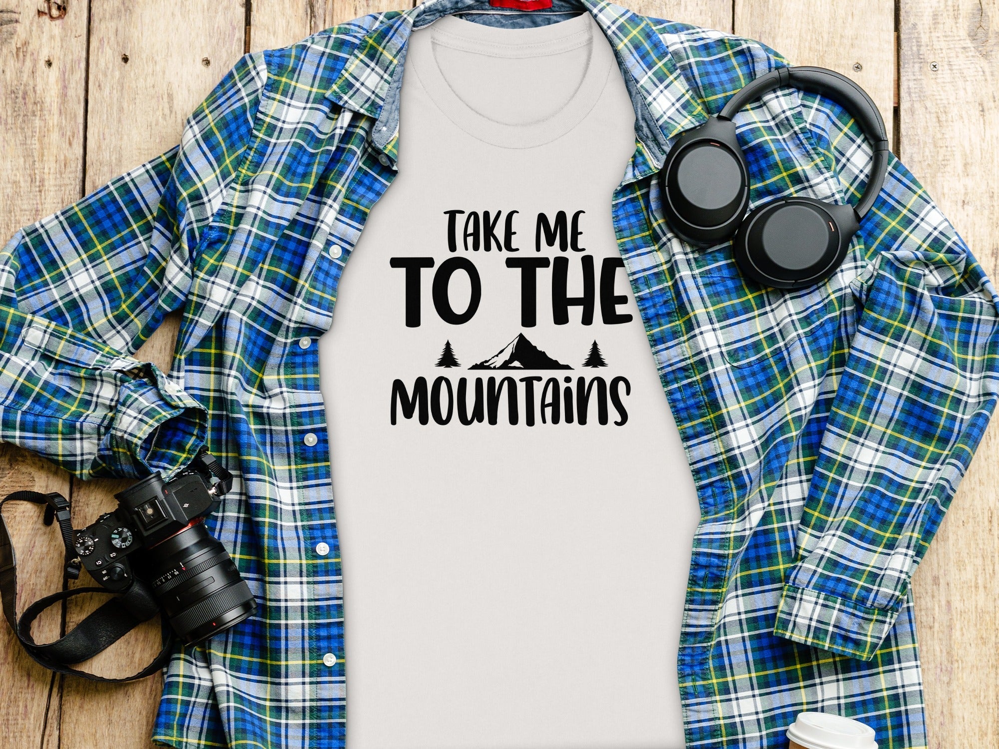 Take Me To The Mountains Adventure Lover Graphic T-Shirt