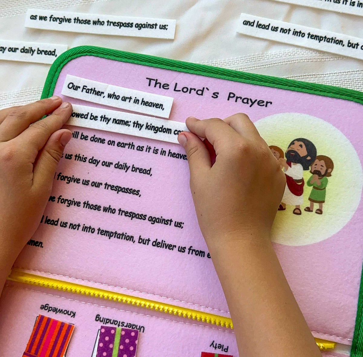 My Pray & Play Busy Book – Catholic Felt Busy Book - A Quiet Felt Book