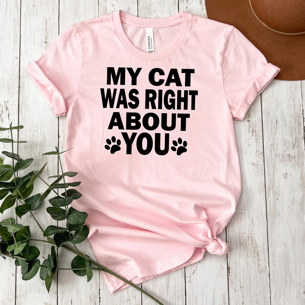 Funny Cat Shirt – Bella Canvas Tee | Cute Cat Mom Shirt Gift Ideas