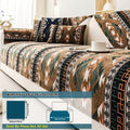 Boho Couch Cover - Chic Snow Chenille Sofa Slipcover