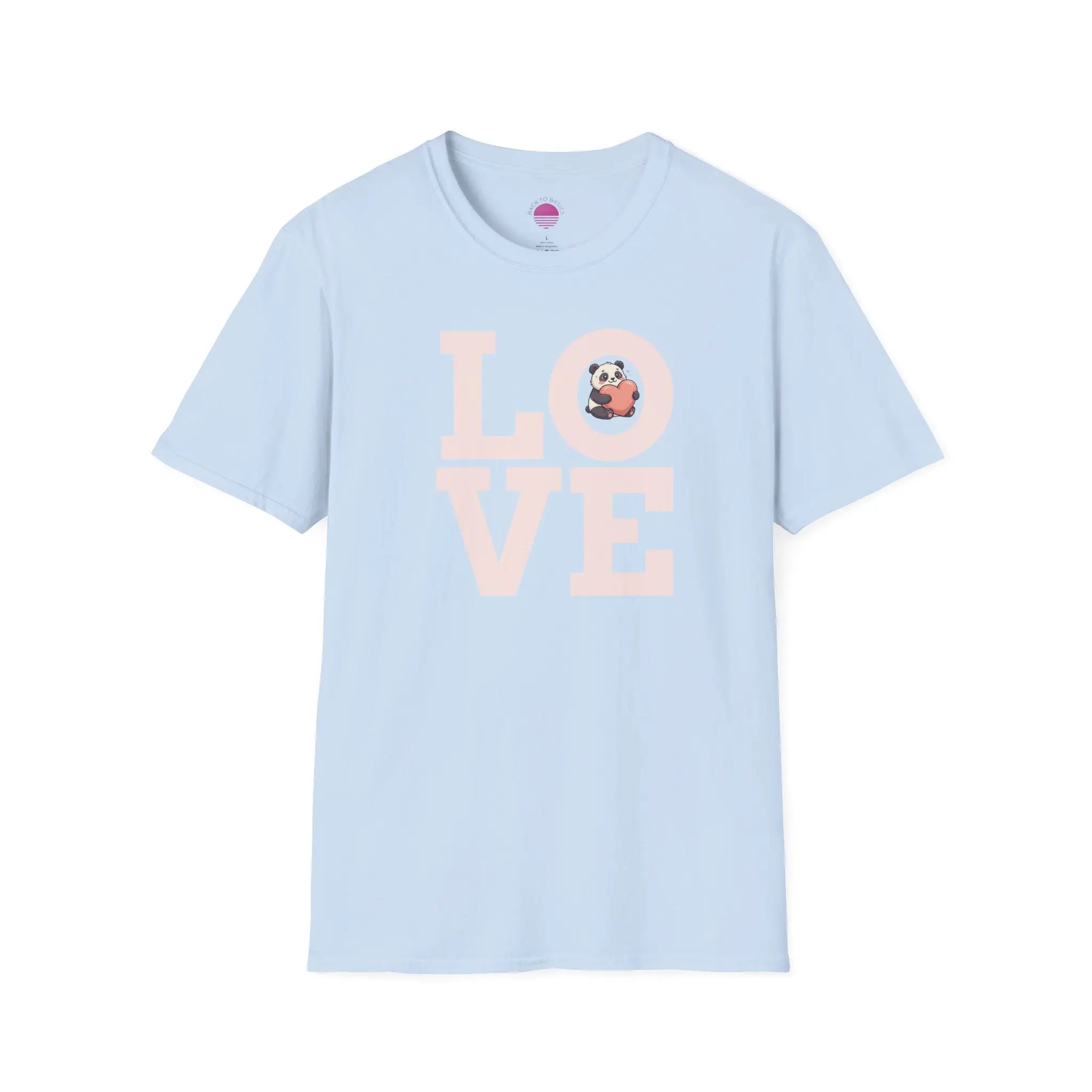Love Panda T-Shirt — Cute Panda Holding Heart Graphic Tee