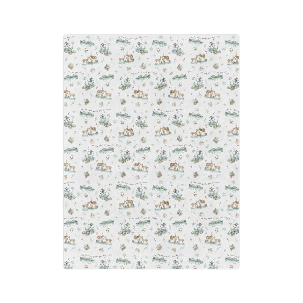 My Soul Longs Minky Blanket
