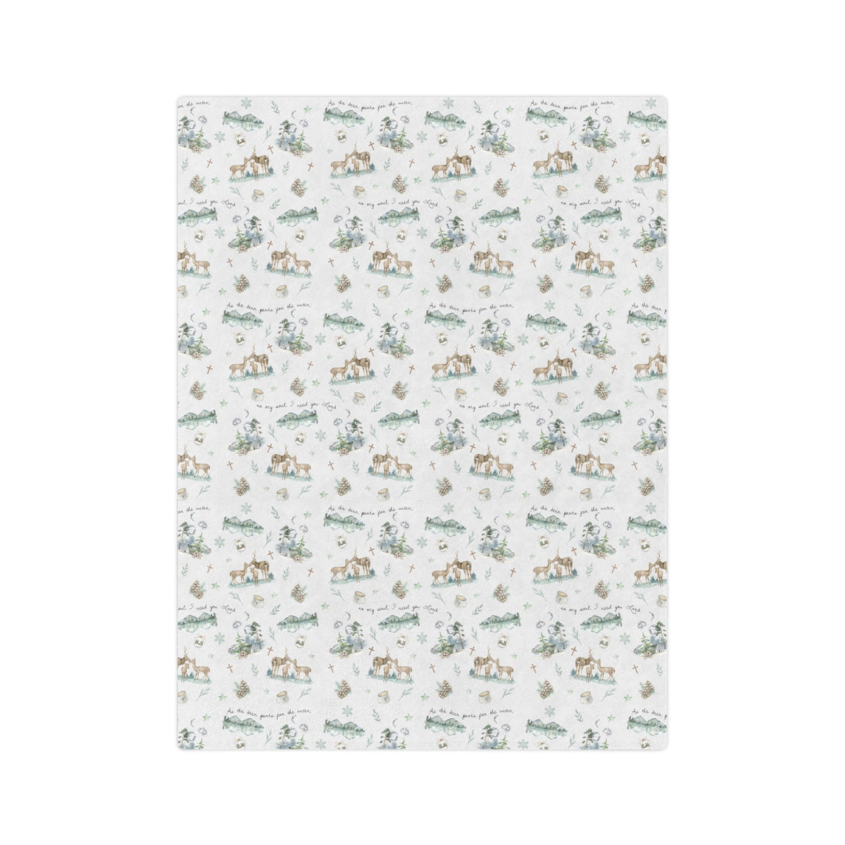 My Soul Longs Minky Blanket