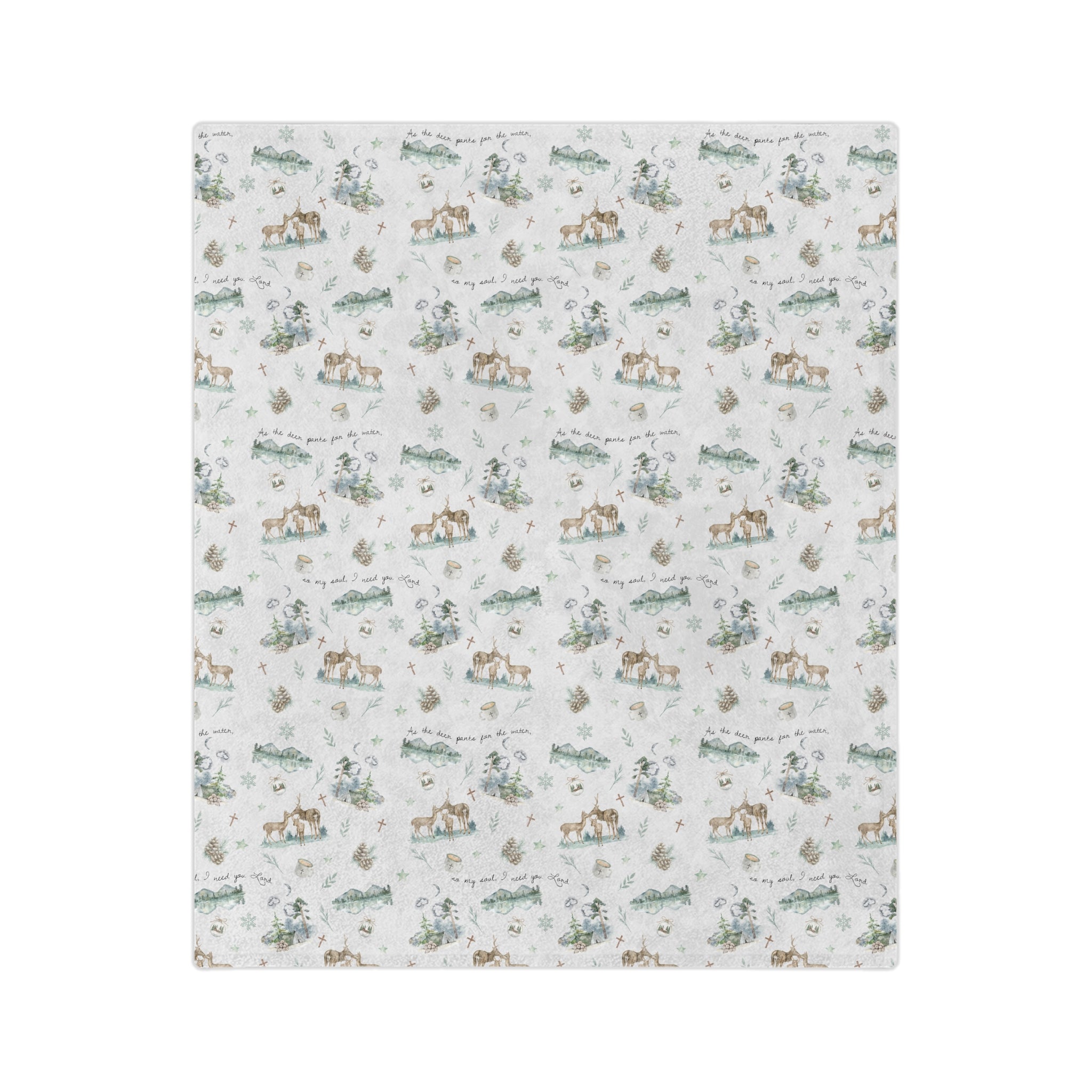 My Soul Longs Minky Blanket