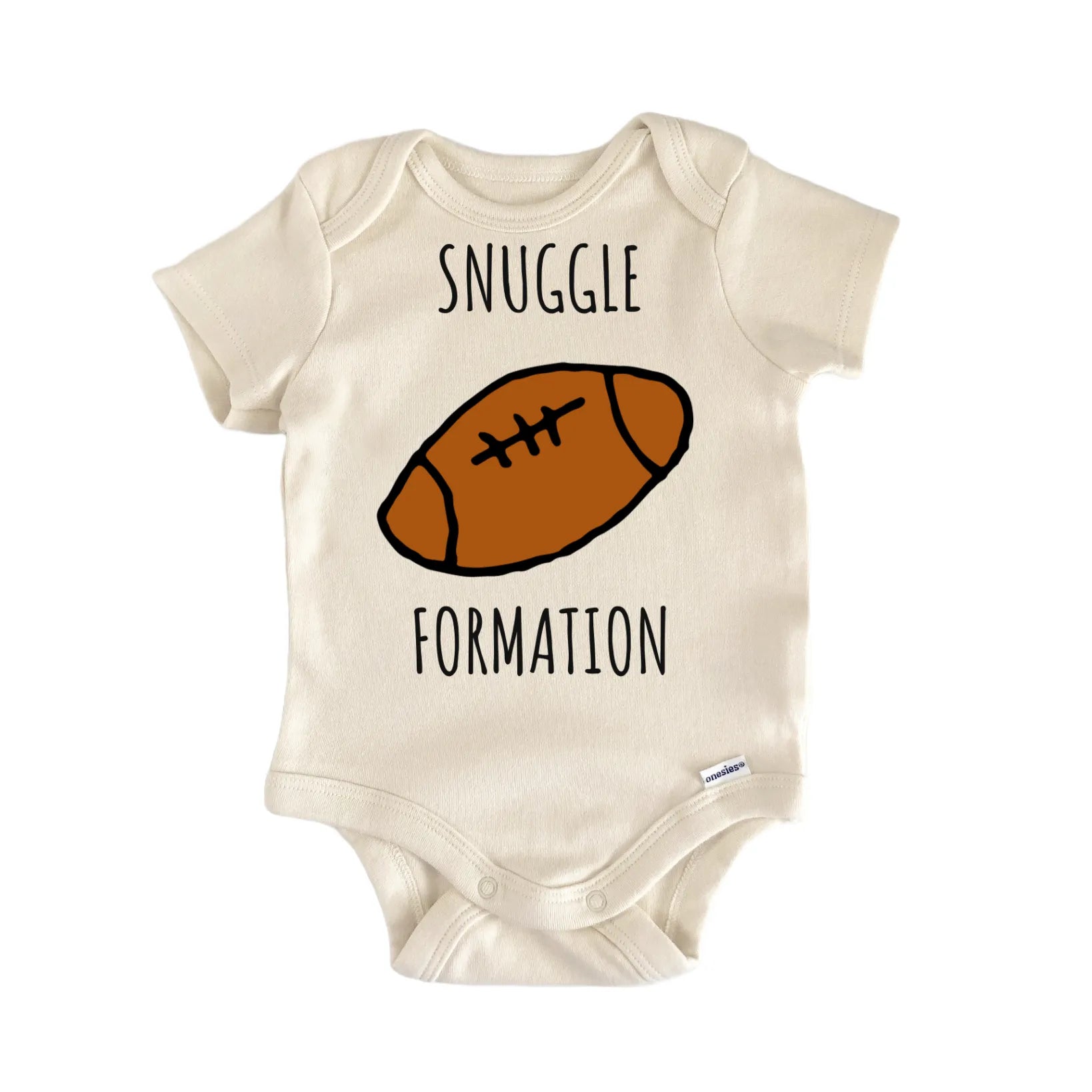 Snuggle Formation Football Ball Infant Gift Baby Bodysuit