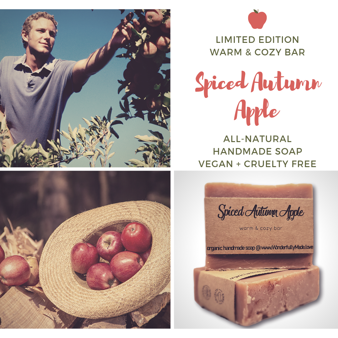 Spiced Autumn Apple Soap Bar | Limited Edition | Natural | Handmade