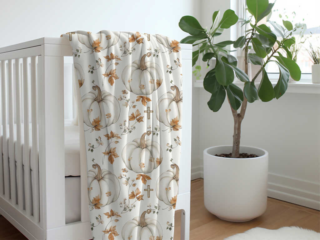 Faithful Harvest Minky Blanket