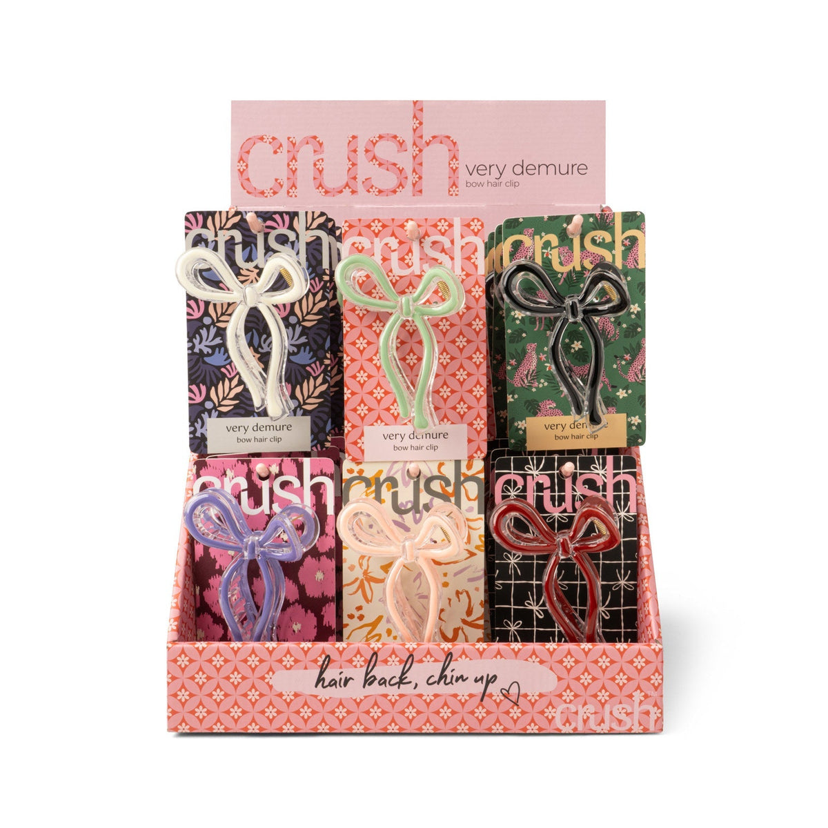 Crush™ Very Demure Bow Hair Clip - Red