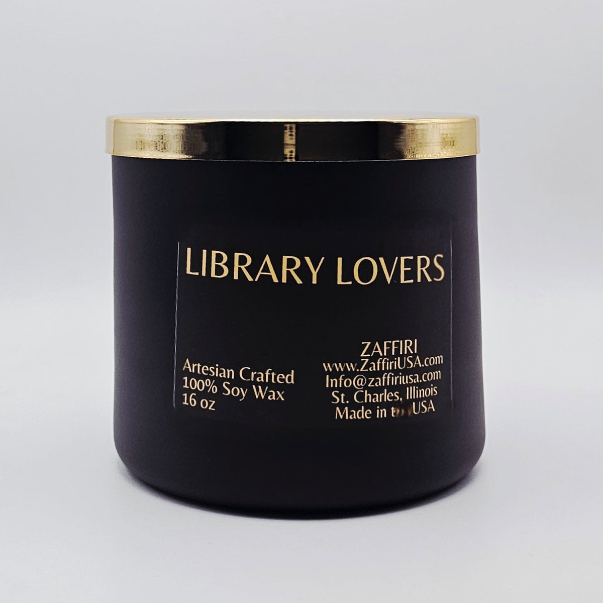 Library Lovers | 16oz Soy Wax Candle - Fragrance by ZAFFIRI