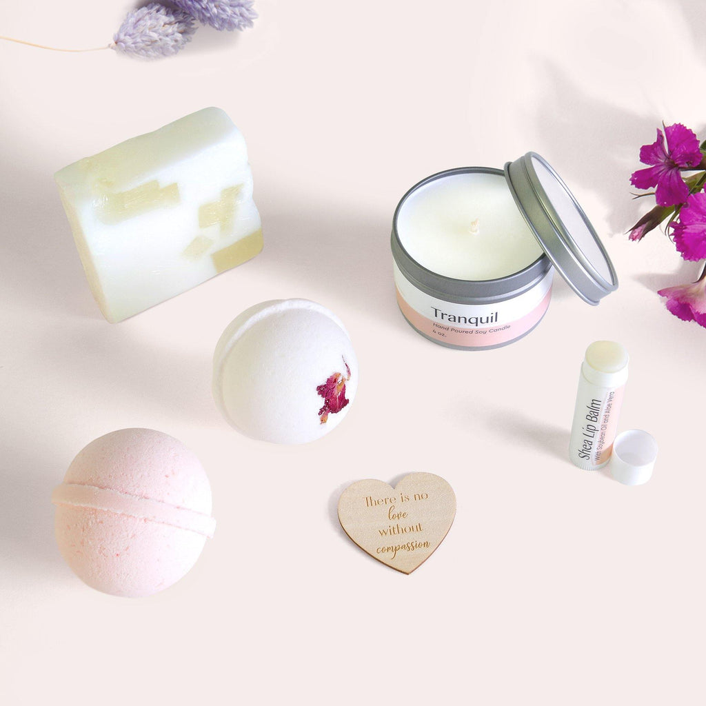 20th Birthday Compass Necklace Spa Gift Box Set
