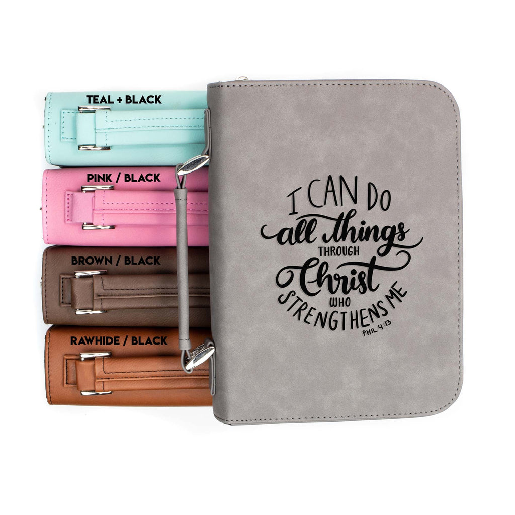 All Things Through Christ - Philippians 4-13 - Bible Book Cover