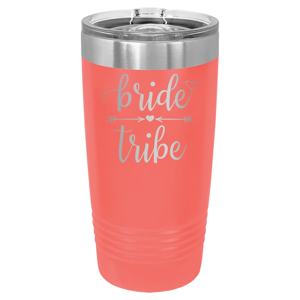 Bride Tribe 20 oz Tumbler | Coral