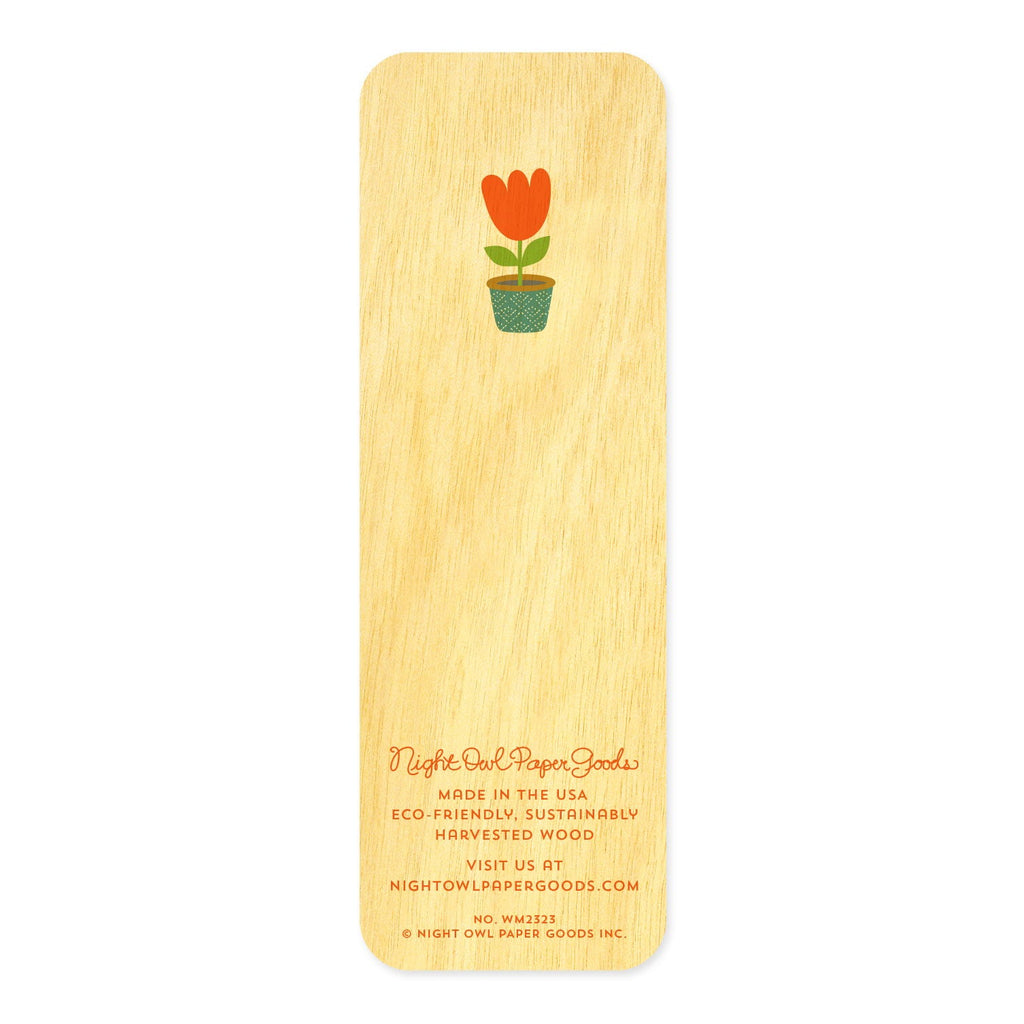 Tulip Mini Wood Bookmark