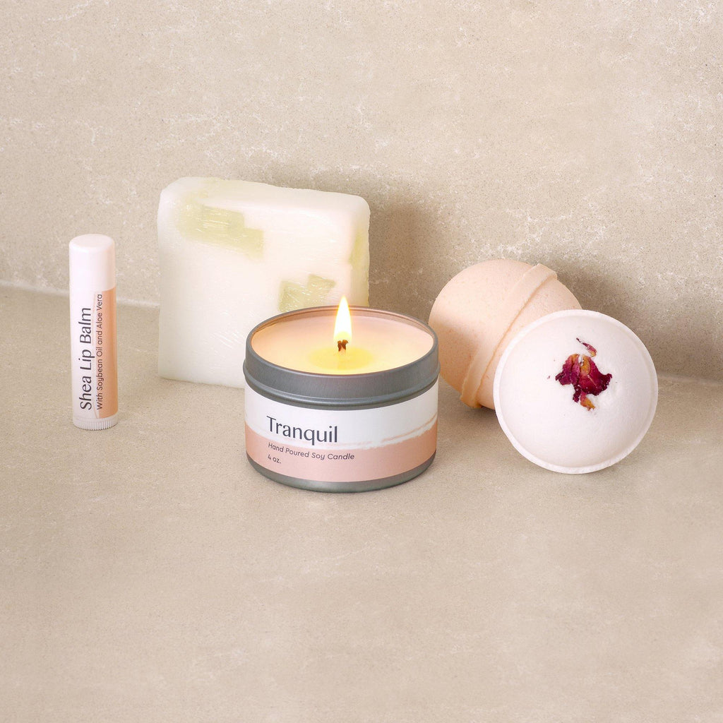 25th Birthday Compass Necklace Spa Gift Box Set