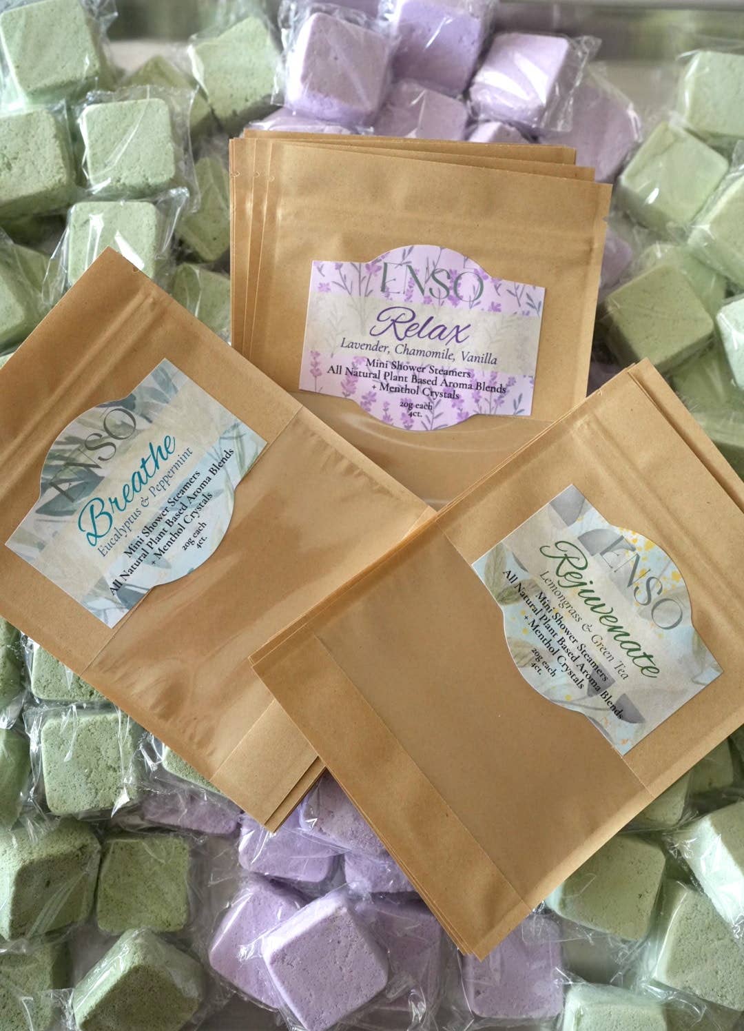 Breathe Aromatherapy Menthol Shower Steamers Gift Set