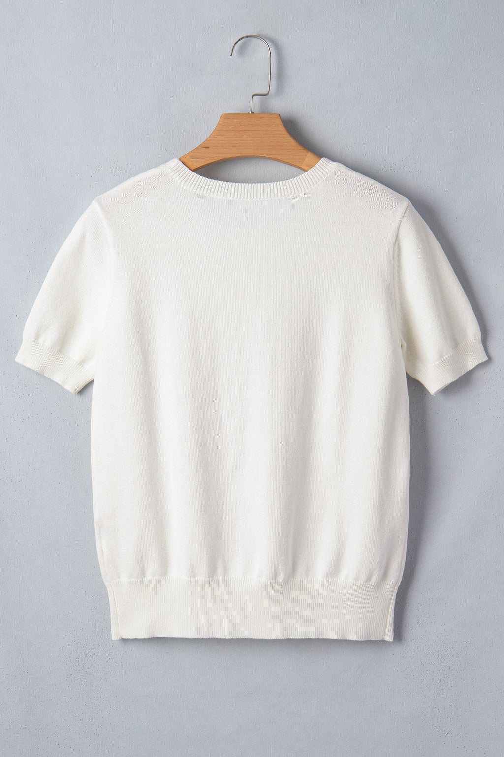 Western Horse Head Short Sleeve Sweater