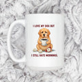 Funny Dog Lover Mug - Dishwasher Safe Ceramic Mug | Pet Lover Coffee Cup, Morning Humor