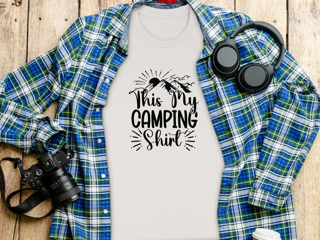 This My Camping Shirt Design Featuring Mountain Graphics T-Shirt