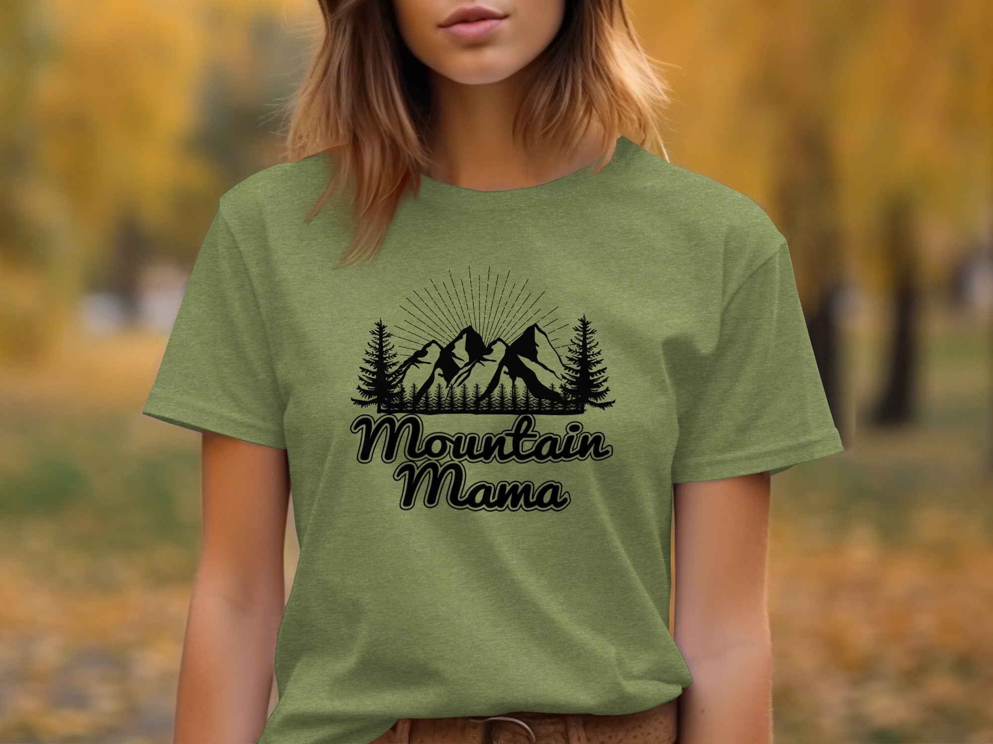 Mountain Mama Adventure Design Ideal Mother's Day T-Shirt