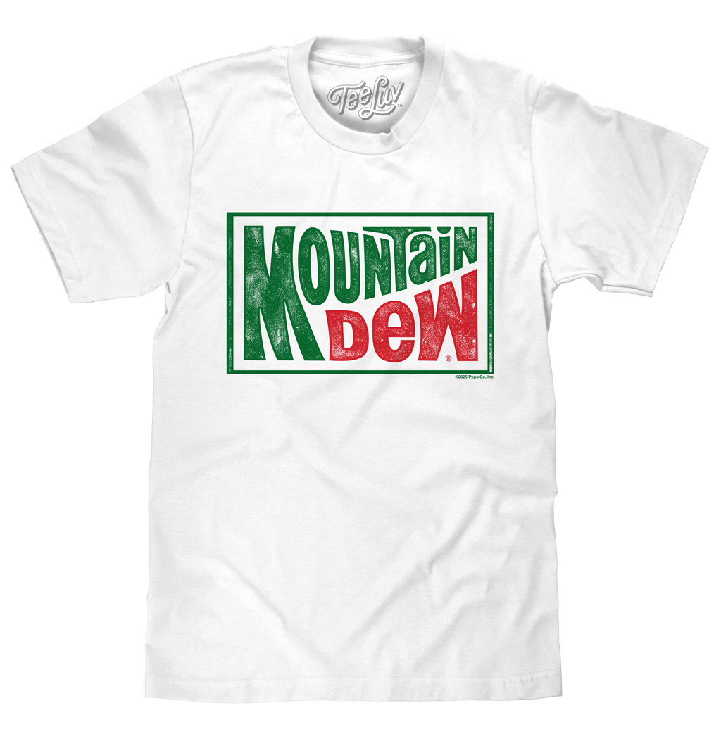 Mountain Dew Retro Logo T-Shirt - White