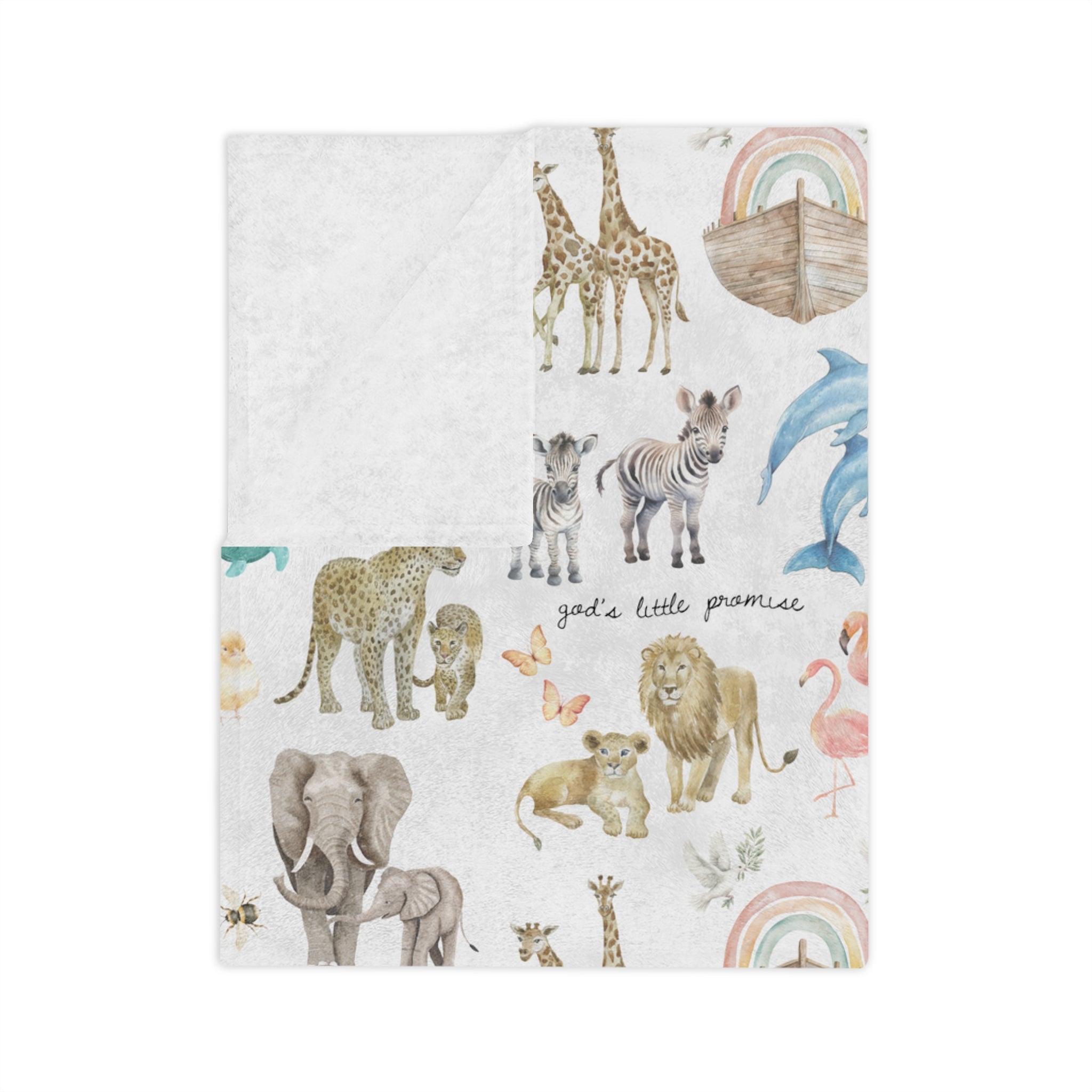 God's Little Promise Minky Blanket