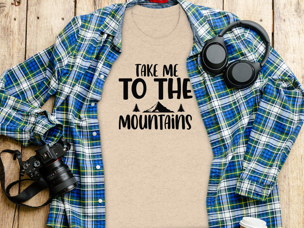 Take Me To The Mountains Adventure Lover Graphic T-Shirt