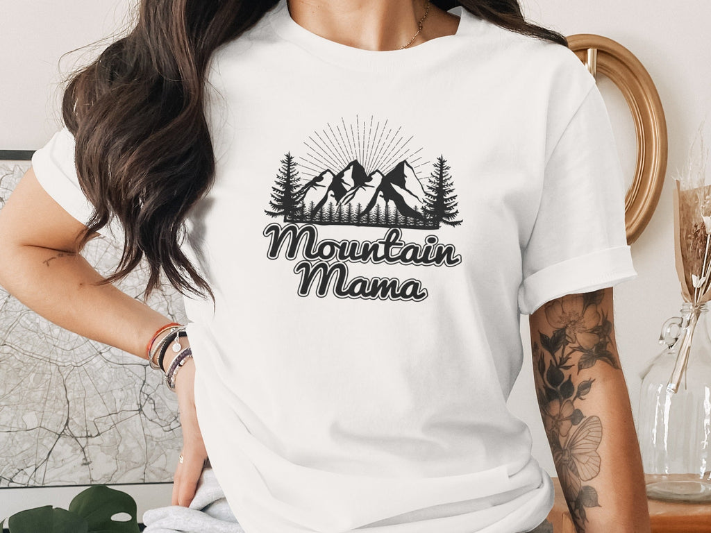 Mountain Mama Adventure Design Ideal Mother's Day T-Shirt