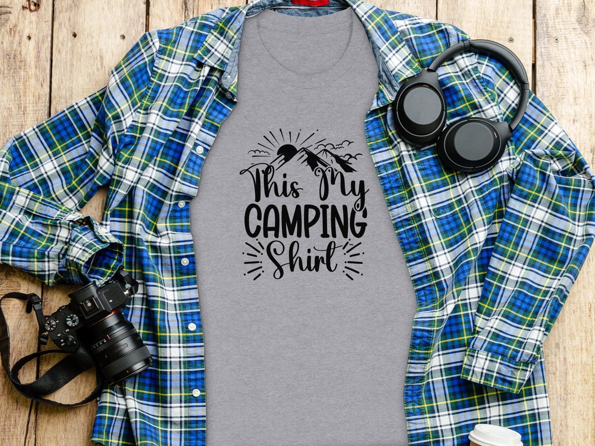 This My Camping Shirt Design Featuring Mountain Graphics T-Shirt