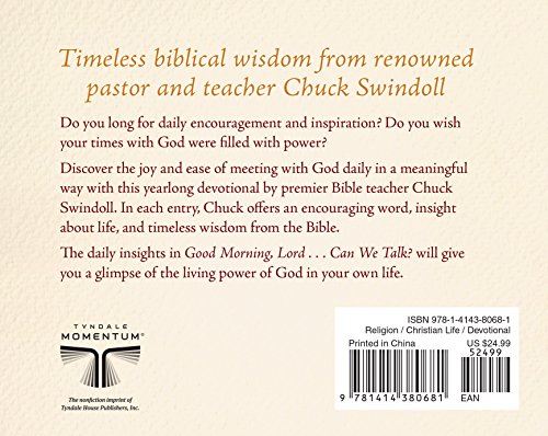 Good Morning, Lord . . . Can We Talk?: A Year of Scriptural