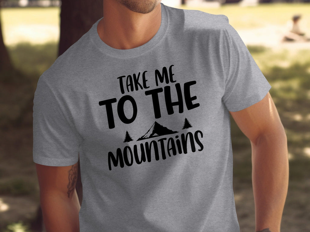 Take Me To The Mountains Adventure Lover Graphic T-Shirt