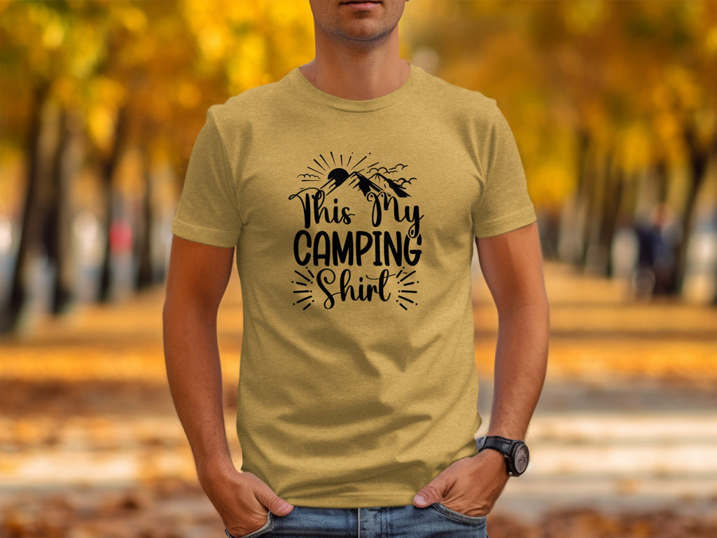 This My Camping Shirt Design Featuring Mountain Graphics T-Shirt