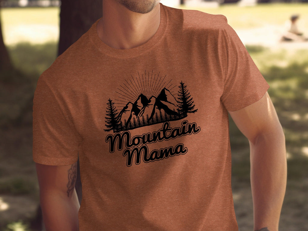 Mountain Mama Adventure Design Ideal Mother's Day T-Shirt