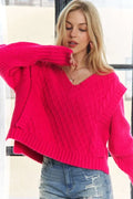 Ultra-Soft, Versatile Sweater with Chic Ruffle Detail