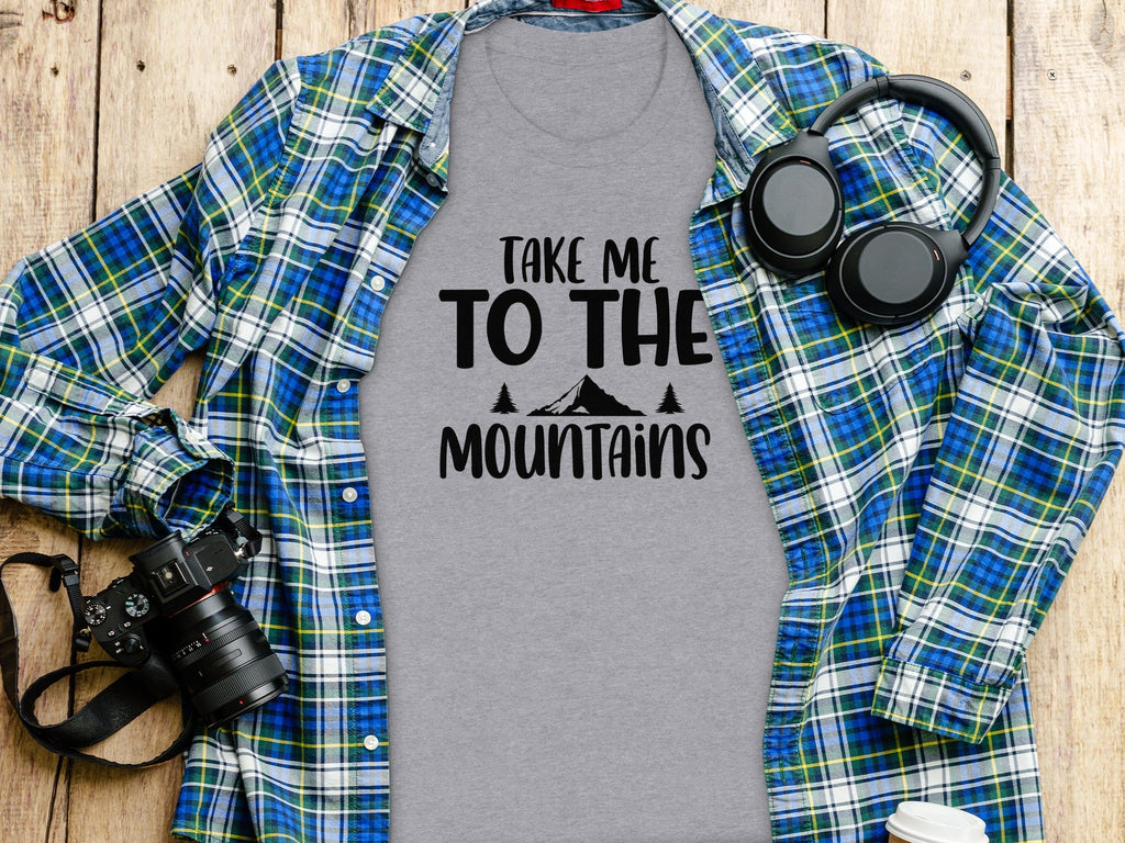 Take Me To The Mountains Adventure Lover Graphic T-Shirt