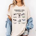 Things I Do In My Spare Time - Cow T-Shirt