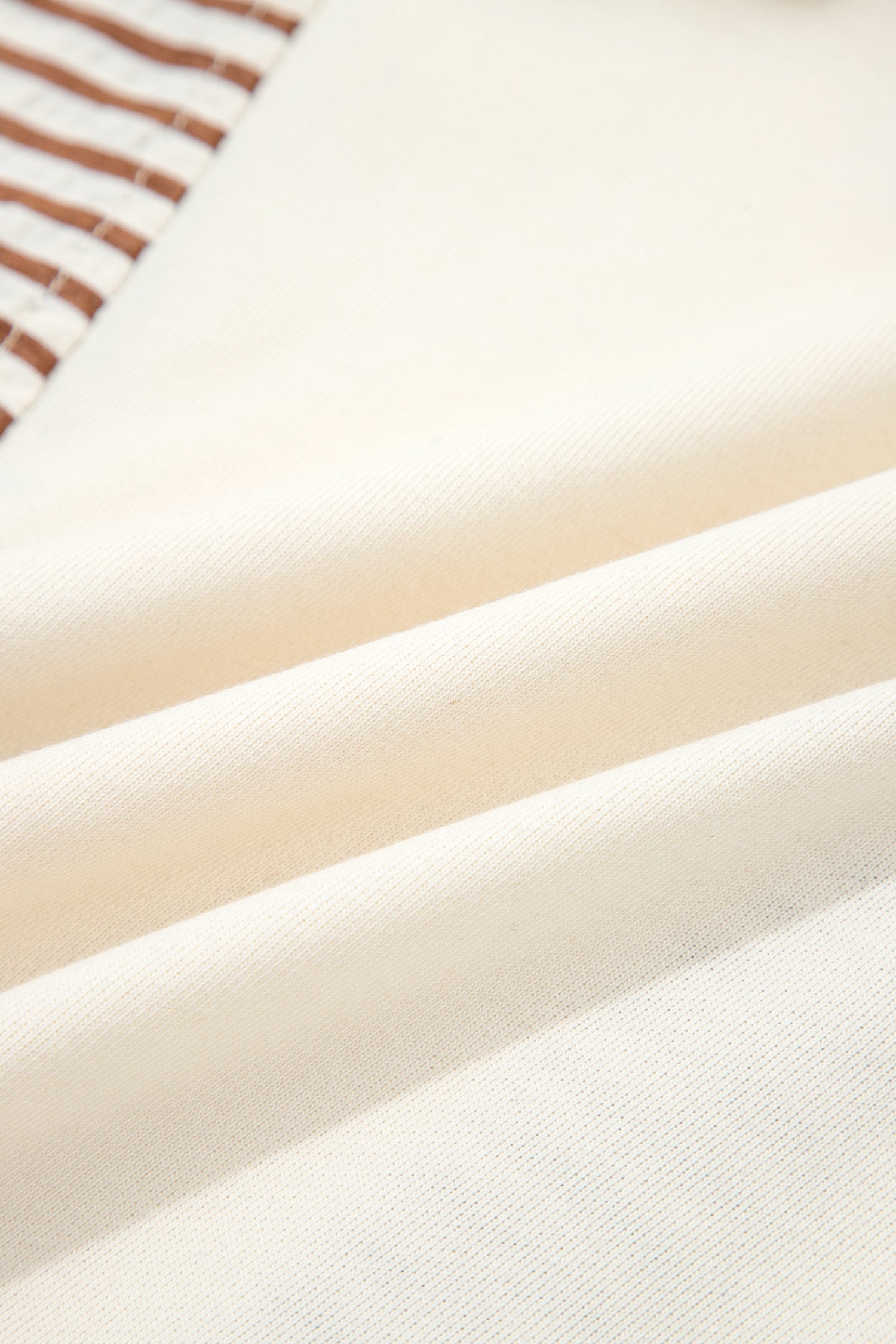 Plus Size Stripe Colorblock Patchwork Half-Button Blouse