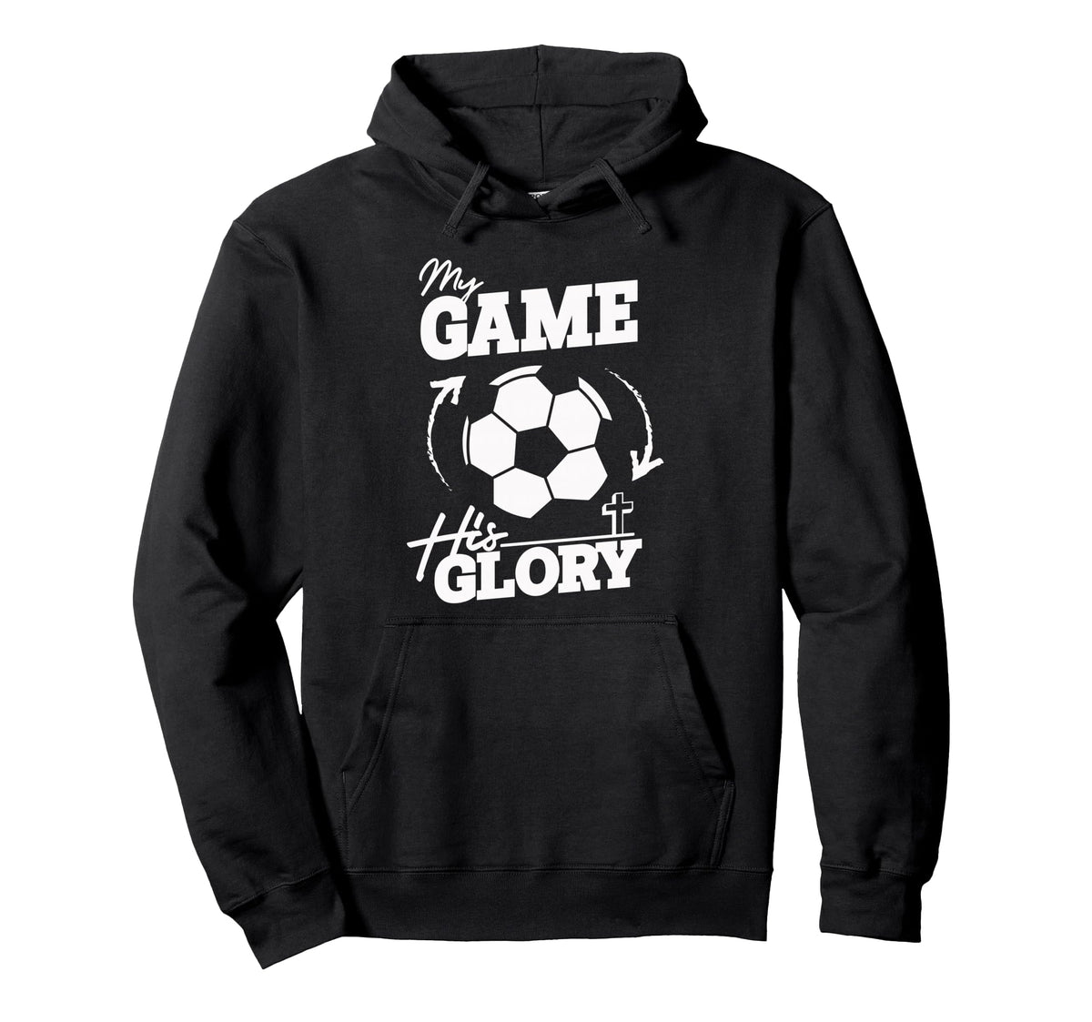 My Game His Glory Teen Christian Hoodie - Streetwear Style for Adults