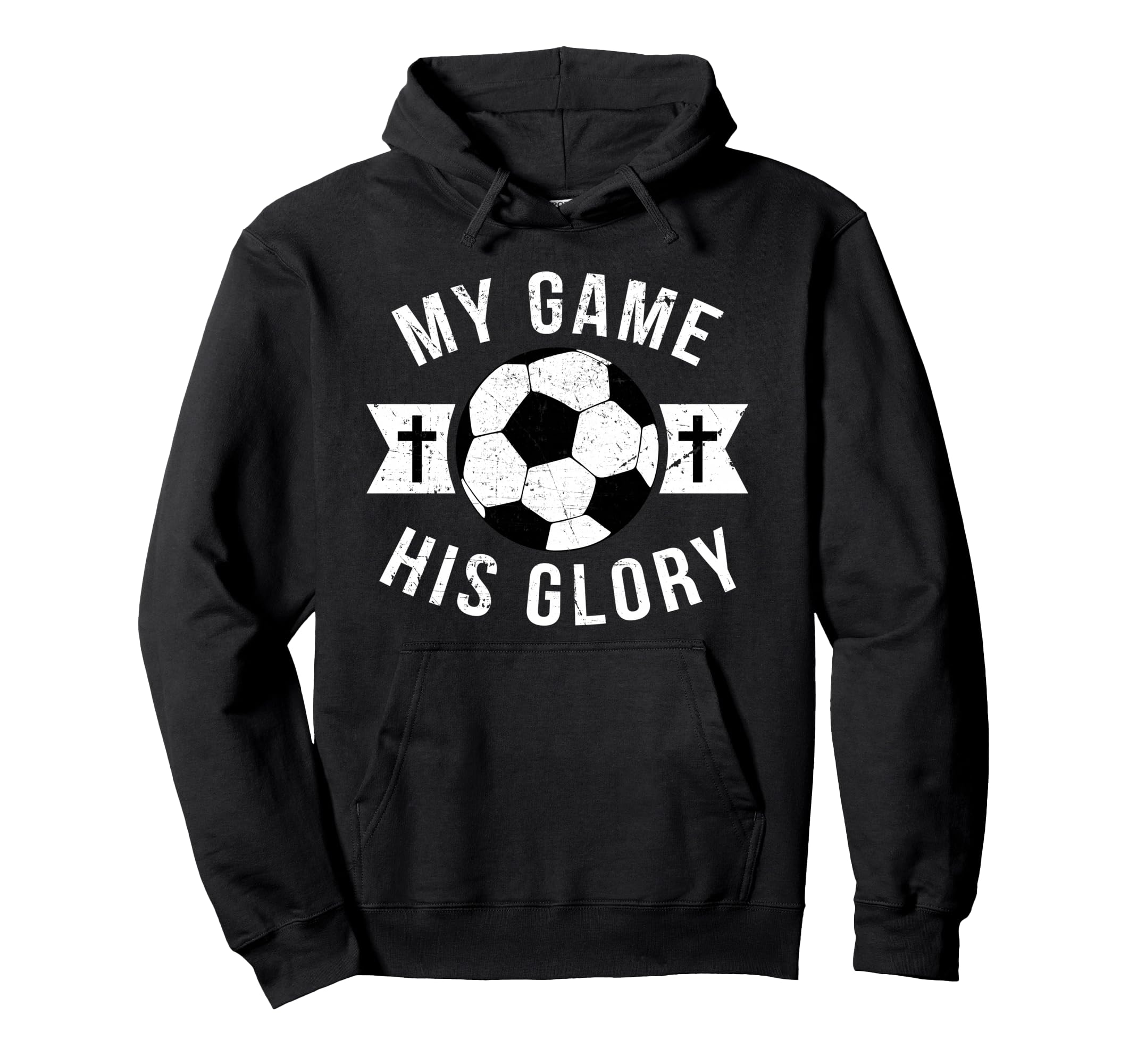 Christian Soccer Gifts Teen Hoodie - Casual Everyday Wear for Adults