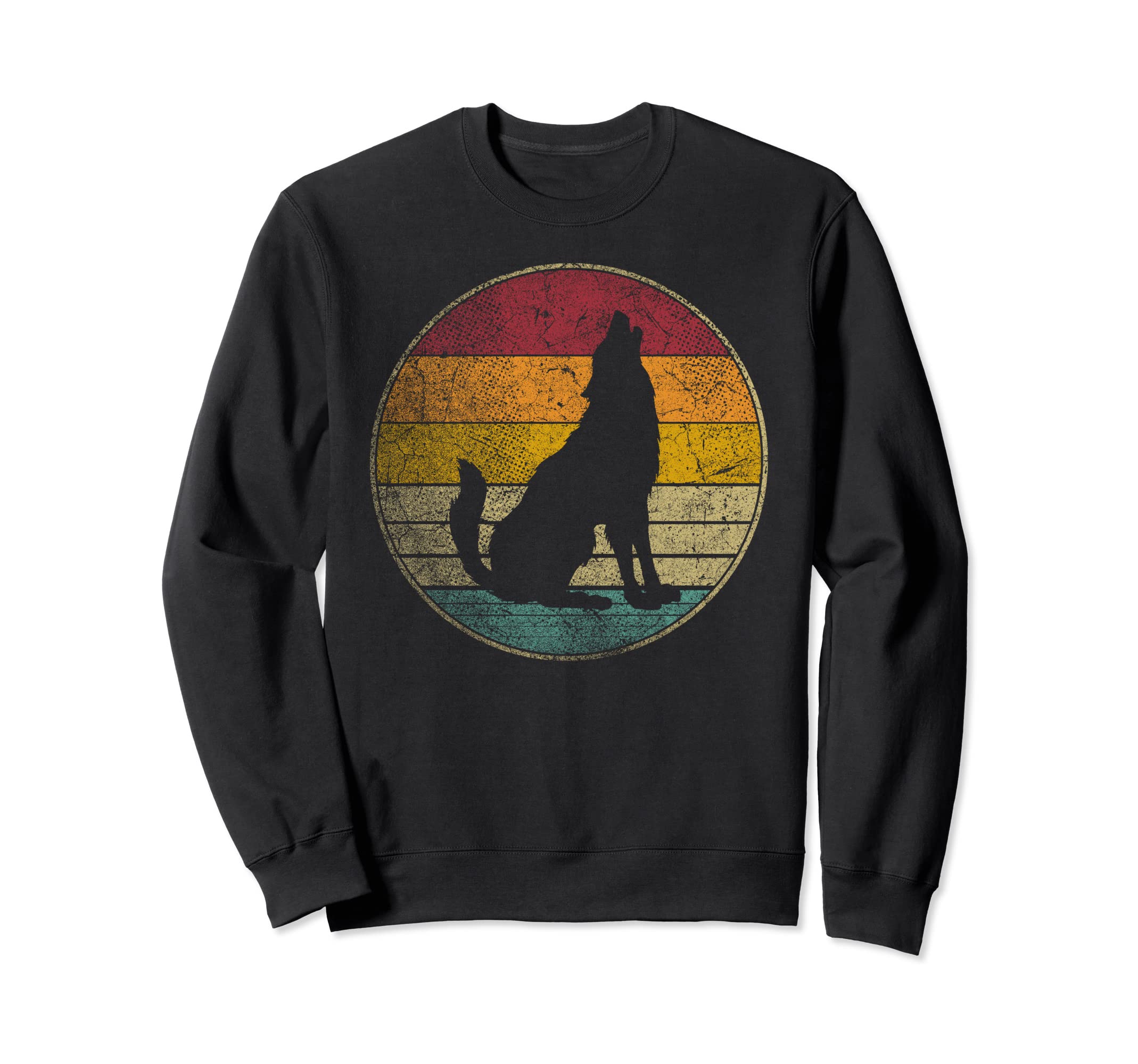 Wolf Wolves Hiking Mountain Sweatshirt - Casual Everyday Wear Men Women