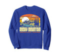 Rocky Mountain National Park 80S Colorado Sweatshirt - Graphic Print Unisex