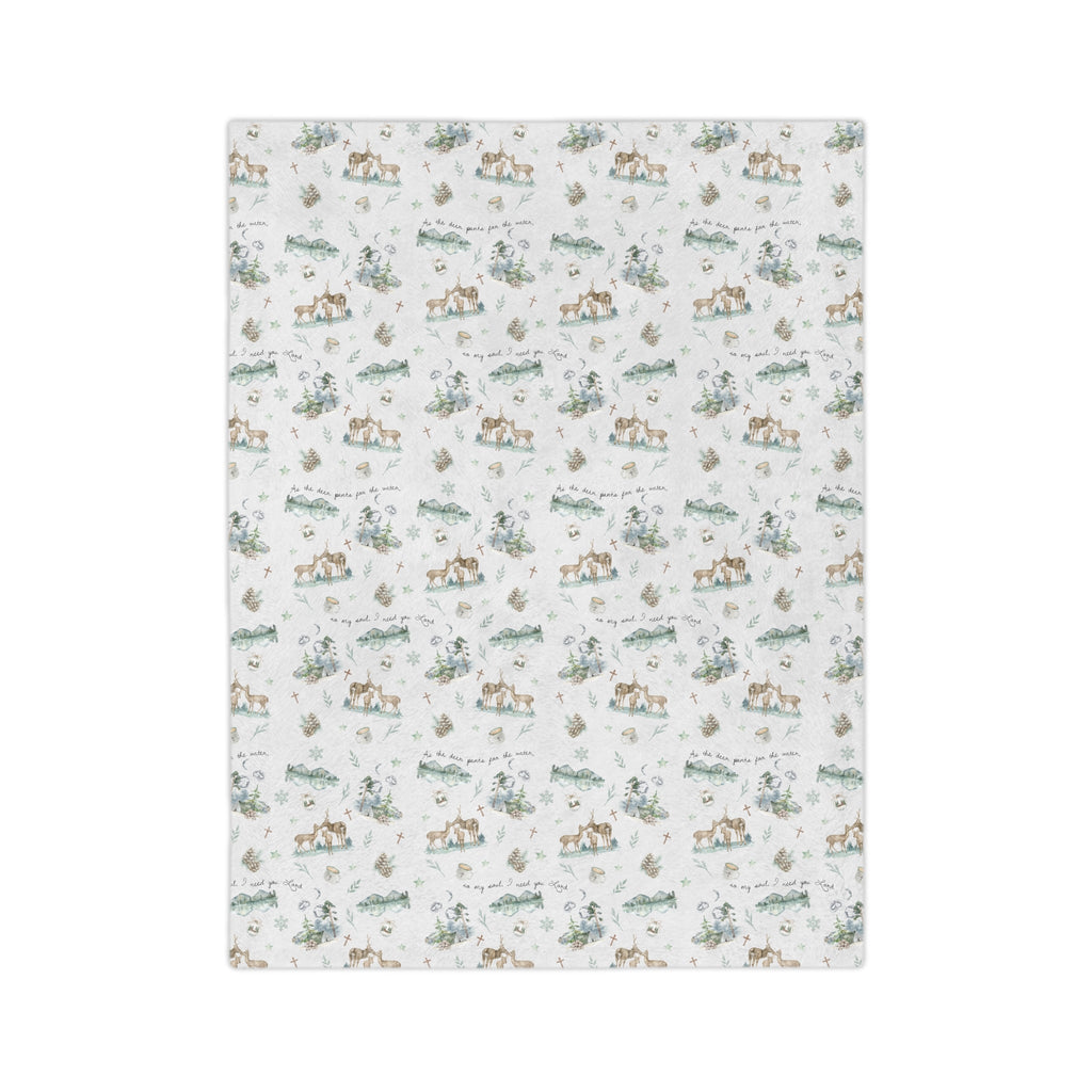 My Soul Longs Minky Blanket