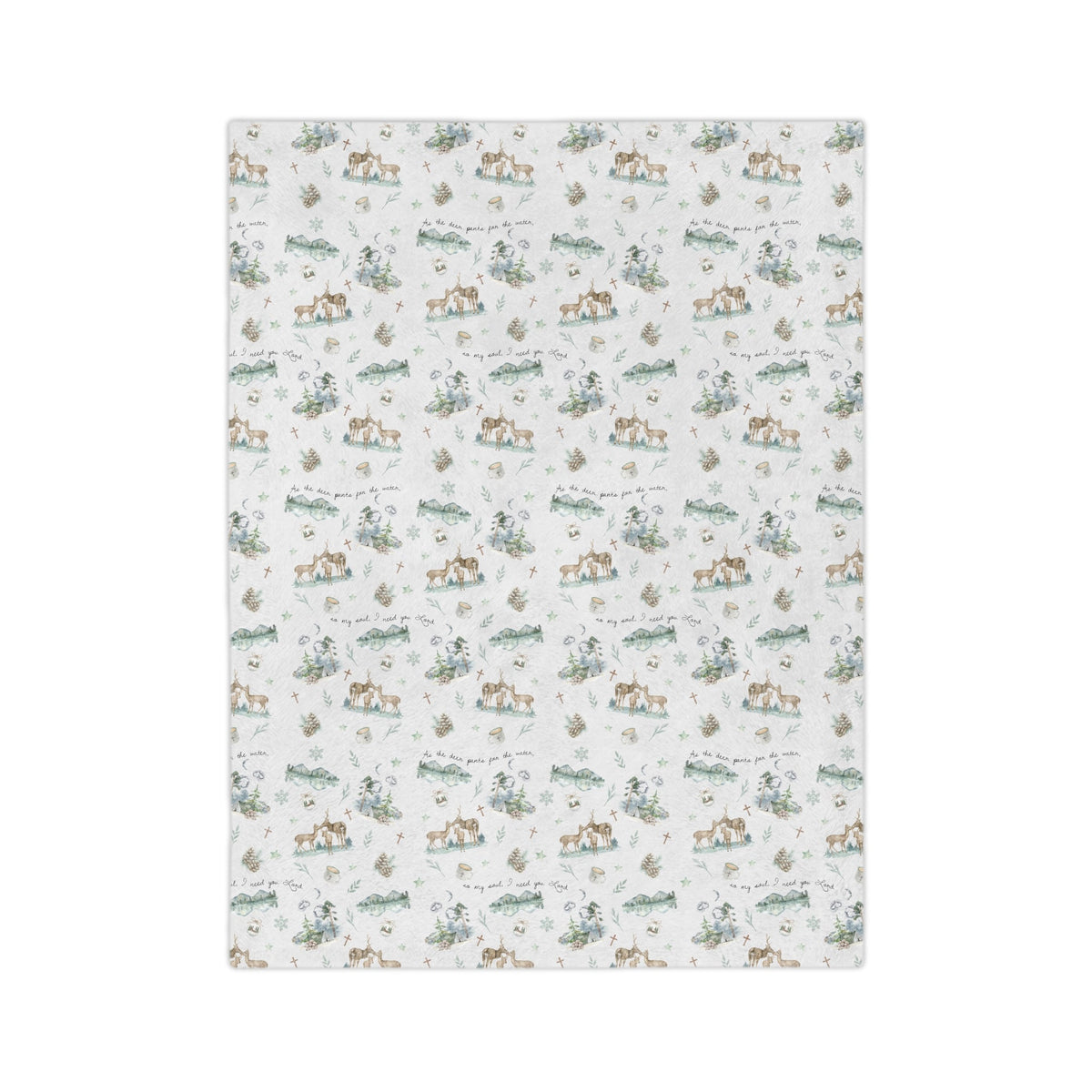 My Soul Longs Minky Blanket