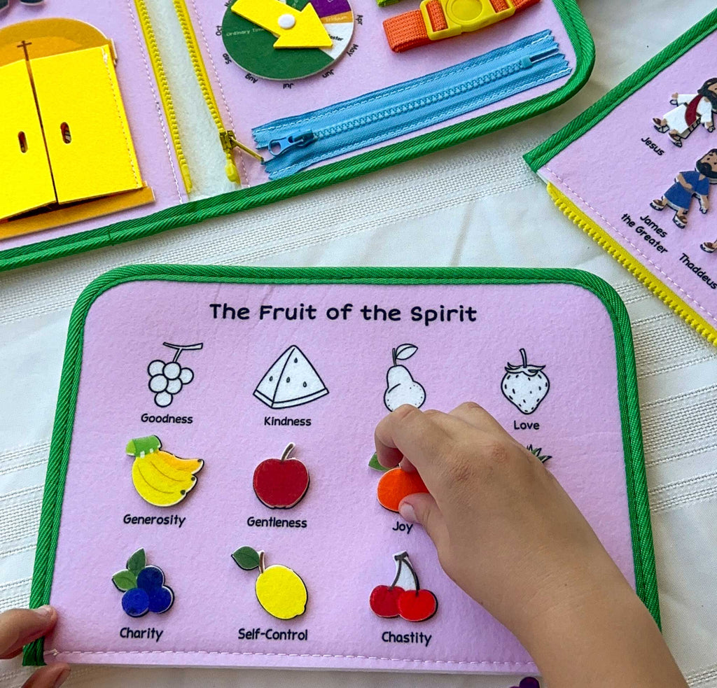 My Pray & Play Busy Book – Catholic Felt Busy Book - A Quiet Felt Book