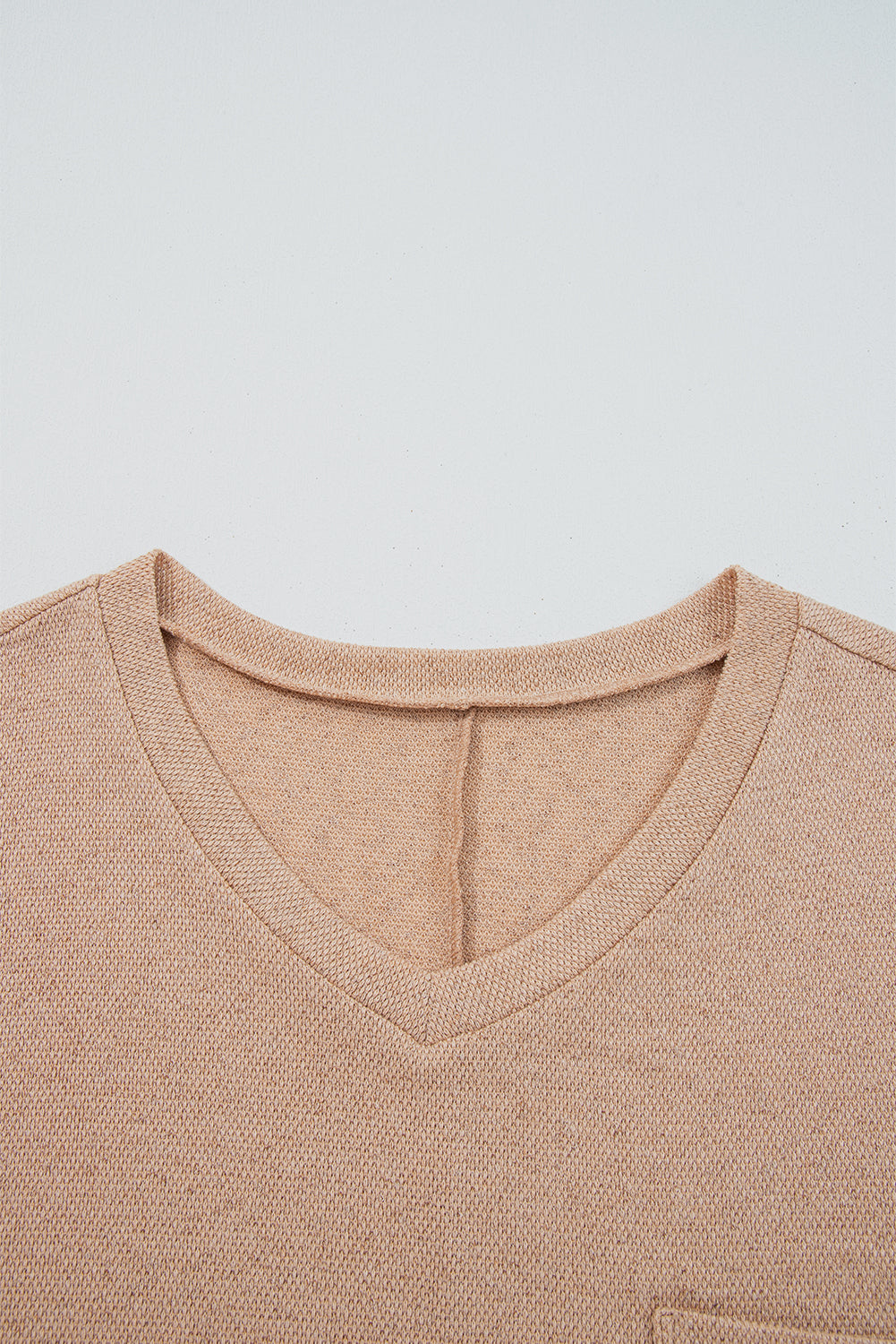 Plus Size Textured Knit Long Sleeve Tunic Top