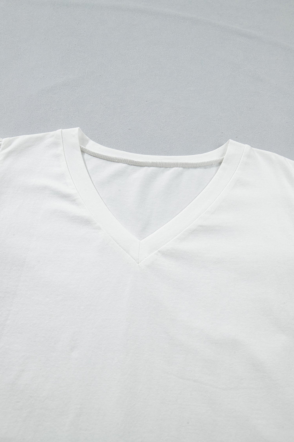 Plus Size Embroidered Eyelet Patchwork Short Sleeve Tee