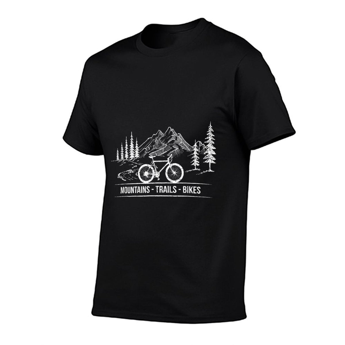 Mountain Trail Bikes - Cyclist Bike Rider Bicycle Riding  Moisture-wicking T-Shirt